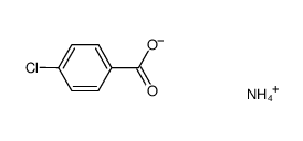 ammonium 4-chlorobenzoate Structure