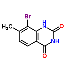 8-Bromo-7-methyl-2,4(1H,3H)-quinazolinedione Structure