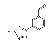 3-(2-methyl-tetrazol-5-yl)-benzaldehyde结构式