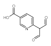 2-(3-hydroxycarbonyl-6-pyridyl)malondialdehyde Structure