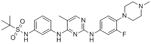 Dual BET-Kinase inhibitor 3结构式