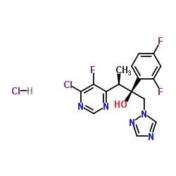外消旋-6-氯 伏立康唑结构式