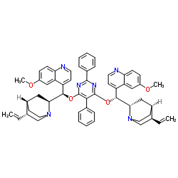 (8α,9R)-(8''α,9''R)-9,9''-[(2,5-diphenyl-4,6-pyrimidinediyl)bis(oxy)]bis[6'-Methoxy-Cinchonan picture