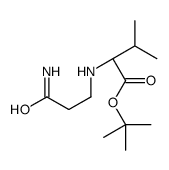N-(3-Propanamido)-L-valine tert-Butyl Ester Structure