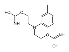 2,2'-(m-Tolylimino)diethanol dicarbamate结构式