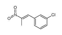 (E)-1-(3'-chlorophenyl)-2-nitropropene结构式