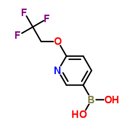 (6-(2,2,2-三氟乙氧基)吡啶-3-基)硼酸图片