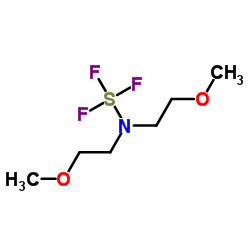 [双(2-甲氧基乙基)胺]三氟化硫结构式