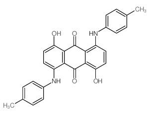 9,10-Anthracenedione,1,5-dihydroxy-4,8-bis[(4-methylphenyl)amino]-结构式