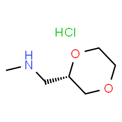(S)-1-(1,4-二恶烷-2-基)-N-甲基甲胺盐酸盐结构式