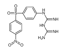 1-[4-[(4-Nitrophenyl)sulfonyl]phenyl]biguanide结构式
