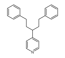 4-(1-戊乙基-3-苯基丙基)吡啶结构式