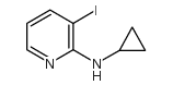 N-cyclopropyl-3-iodopyridin-2-amine Structure