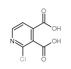 2-氯吡啶-3,4-二羧酸结构式