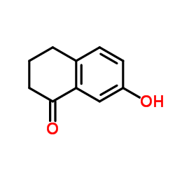 7-羟基-3,4-二氢-2H-1-萘酮结构式