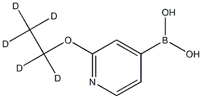 (2-(ethoxy-d5)pyridin-4-yl)boronic acid Structure