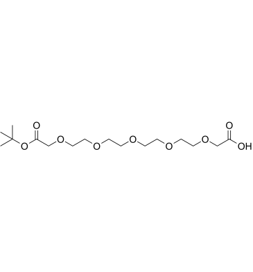 Boc-PEG4-acid Structure