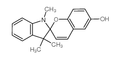 Spiro[2H-1-benzopyran-2,2'-[2H]indol]-6-ol,1',3'-dihydro-1',3',3'-trimethyl- Structure