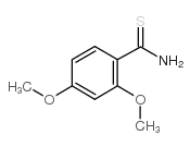 2,4-dimethoxy-thiobenzamide Structure