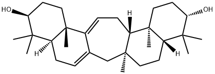 C(14a)-Homo-27-nor-5α-gammacera-12,14-diene-3β,21α-diol Structure