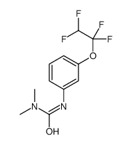 1,1-dimethyl-3-[3-(1,1,2,2-tetrafluoroethoxy)phenyl]urea结构式