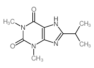 1H-Purine-2,6-dione,3,9-dihydro-1,3-dimethyl-8-(1-methylethyl)- Structure