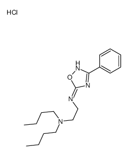 N,N-dibutyl-N'-(3-phenyl-1,2,4-oxadiazol-5-yl)ethylenediamine hydrochloride结构式