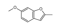 6-甲氧基-2-甲基苯并呋喃结构式