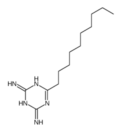 6-decyl-1,3,5-triazine-2,4-diamine结构式