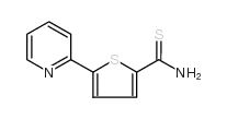 5-(吡啶-2-基)噻吩-2-碳硫代酰胺结构式