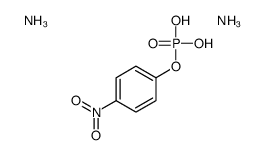 diammonium 4-nitrophenyl phosphate structure