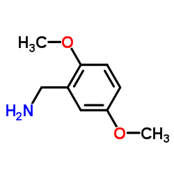 2,5-二甲氧基苄胺结构式