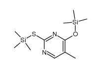 bis(trimethylsilyl)-2-thiothymine Structure