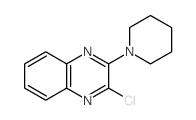 Quinoxaline,2-chloro-3-(1-piperidinyl)- Structure