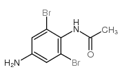 4'-氨基-2',6'-二溴乙酰苯胺结构式
