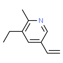 Pyridine, 5-ethenyl-3-ethyl-2-methyl- (9CI) Structure