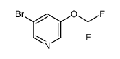 3-溴-5-二氟甲氧基吡啶结构式