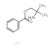 (2-amino-2-methyl-propyl) benzoate结构式