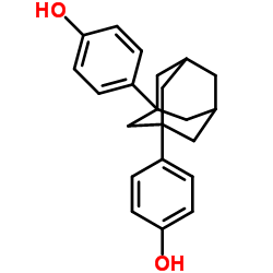 1,3-Bis(4-hydroxyphenyl)adamantane structure