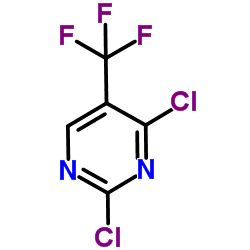 2,4-Dichloro-5-(trifluoromethyl)pyrimidine structure
