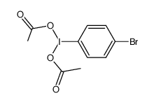 4-bromo-1-(bisacetoxyiodo)benzene结构式
