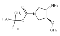 反式-3-氨基-4-甲氧基吡咯烷-1-甲酸叔丁酯图片
