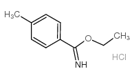 4-甲基苯羧基亚氨酸乙酯盐酸盐结构式