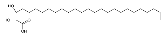 (2R,3R)-2,3-dihydroxyhexacosanoic acid Structure