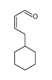 4-cyclohexylbut-2-enal Structure