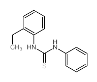 Thiourea,N-(2-ethylphenyl)-N'-phenyl- structure