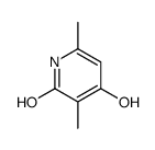 4-Hydroxy-3,6-dimethylpyridin-2(1H)-one Structure