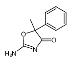 2-amino-5-methyl-5-phenyl-oxazol-4-one结构式