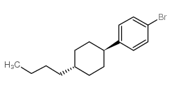 1-溴-4-(反式-4-丁基环己基)苯结构式