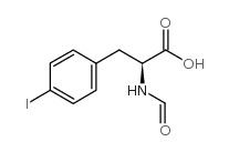 N-甲酰基-4-碘-L-苯丙氨酸结构式